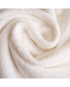 Set van 2 gewassen witte gezichts- en gastendoekjes - 110x60 + 60x40 cm
