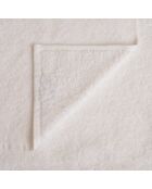 Set van 2 gewassen witte gezichts- en gastendoekjes - 110x60 + 60x40 cm