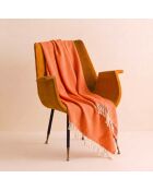 Tela escocesa Levante de algodón naranja - 150x200 cm