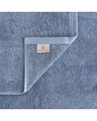 Toalla de ducha Elisa de algodón azul cielo - 100x150 cm