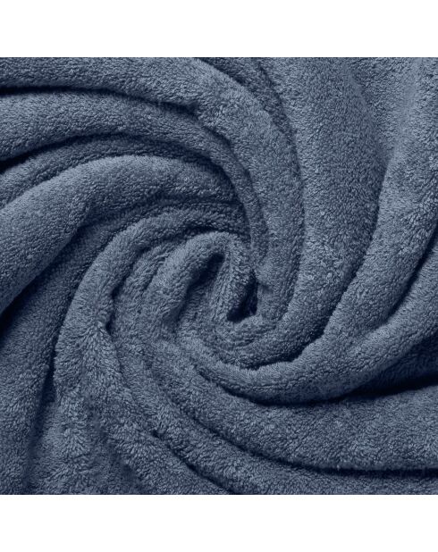 Ensemble de salle de bain en coton Elisa bleu - 8 pièces