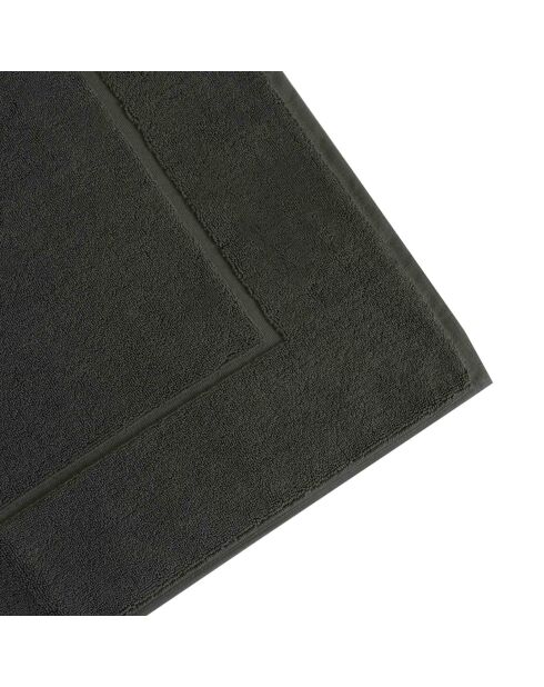 Luxuriöse Badematte aus Baumwolle, 40 x 60 cm, Grau