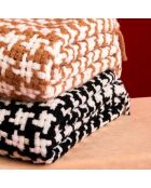 Plaid Pied de Poule noir - 150x200 cm