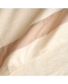 Set di 2 asciugamani per viso e ospiti in cotone Soraya beige - 110x60 + 60x40 cm