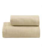 Lot de 2 serviettes éponges visage , invité en coton Alma beach - 110x60 + 60x40 cm