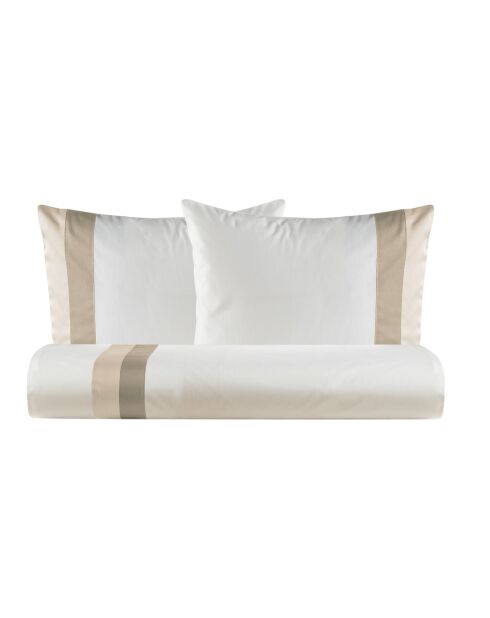 Juego de edredón Soraya de algodón beige
