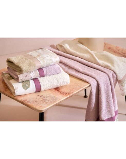 Set di 4 asciugamani per viso e ospiti Sanderson beach/corda in cotone - 110x60 + 60x40 cm