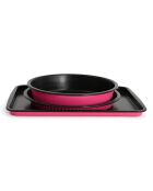 Set 3 pièces noir / fuschia