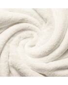 Ensemble de salle de bain en coton Elisa ivoire - 8 pièces