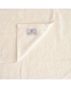 Ensemble de salle de bain en coton Elisa ivoire - 8 pièces
