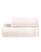 Set di 2 asciugamani in spugna viso, guest Oasi avorio - 110x60 + 60x40 cm