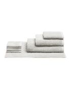 Ensemble de salle de bain en coton Elisa huître - 8 pièces
