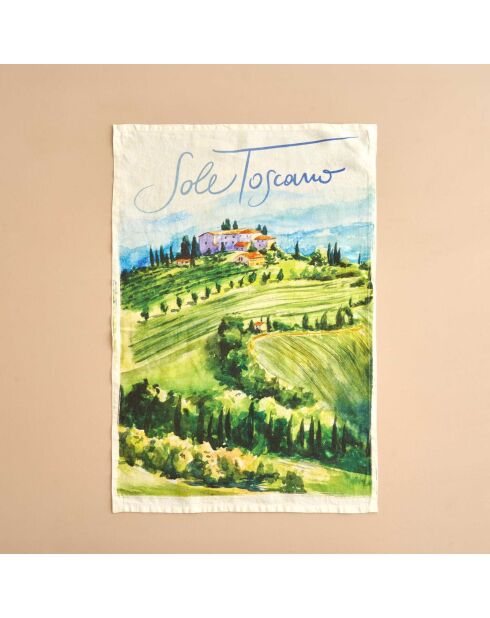 Canovacci Soleil Toscan linnen theedoeken - 50x80 cm