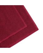 Luxe badmat van rood katoen - 40x60 cm