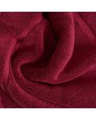Luxe badmat van rood katoen - 40x60 cm