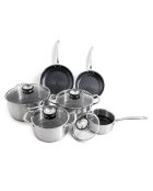 Set de 10 pièces Blacksteel triplex argenté