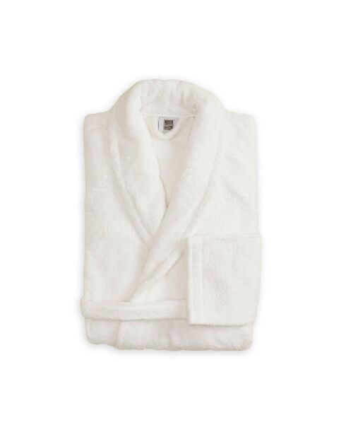 Peignoir de bain en coton Elisa ivoire