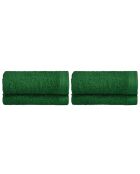 Set de 4 paños Elisa de algodón verdes - 30x30 cm