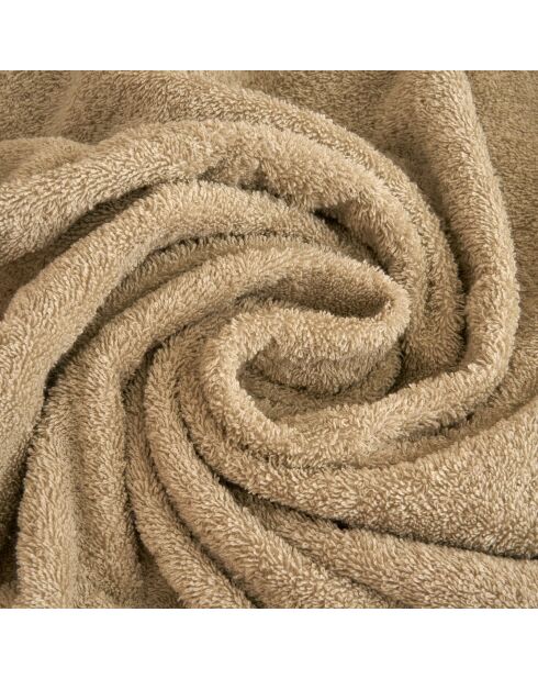 Set de 4 paños Elisa de algodón beige - 30x30 cm