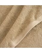 Set de 4 paños Elisa de algodón beige - 30x30 cm