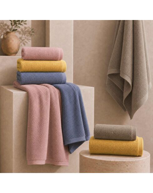 Set di 2 asciugamani per viso e ospiti Elisa Damar in cotone - 110x60 + 60x40 cm