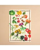 Strofinacci in lino Canovacci profumati da giardino - 50x80 cm