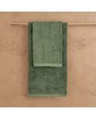 Set di 2 asciugamani per viso e ospiti Elisa wood in cotone - 110x60 + 60x40 cm