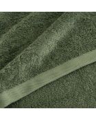 Set di 2 asciugamani per viso e ospiti Elisa wood in cotone - 110x60 + 60x40 cm