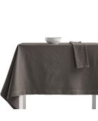 Tovaglia in cotone grigio Panama