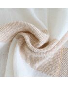 Plaid en coton Cruz champagne - 140x180 cm