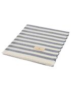 Plaid en coton Cruz denim - 140x180 cm
