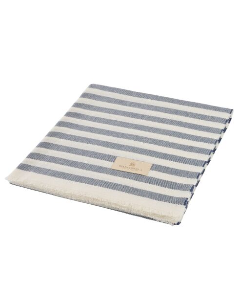 Plaid en coton Cruz denim - 140x180 cm
