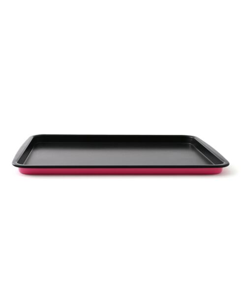 Plaque à pâtisserie noir / fuschia - 38x28cm