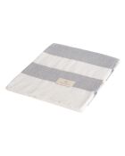 Plaid en coton Alicante stainless steel - 140x180 cm