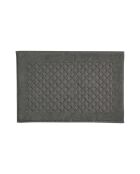 Tappeto da bagno Elisa in cotone grigio - 40x60 cm