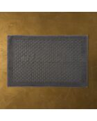 Tappeto da bagno Elisa in cotone grigio - 40x60 cm