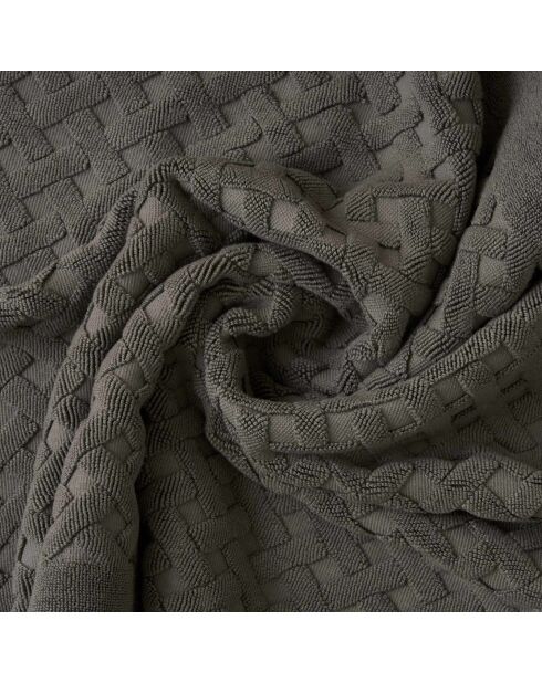 Tappeto da bagno Elisa in cotone grigio - 40x60 cm