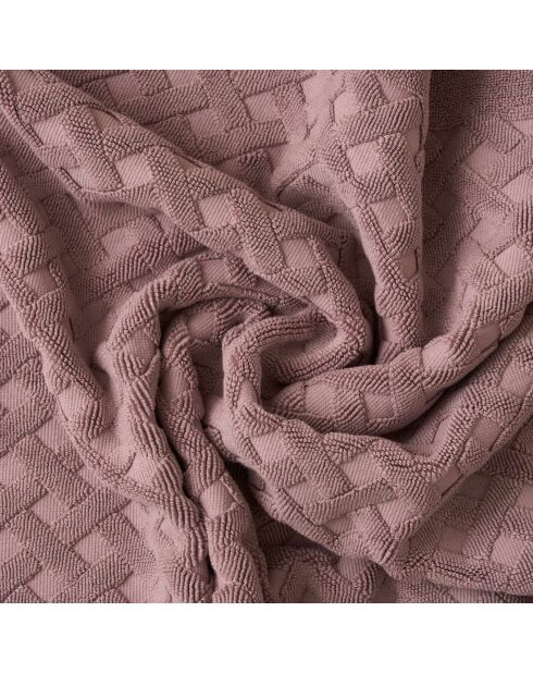 Roze badmat van katoen Elisa - 40x60 cm