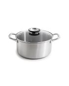 Marmite Blacksteel triplex argenté - 24cm
