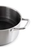 Marmite Blacksteel triplex argenté - 24cm