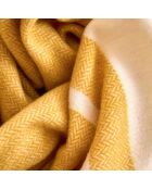 Plaid en laine Artico ocre - 170x130 cm