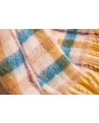 Plaid Cambridge doré/tiffany - 150x200 cm