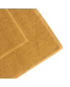 Tapis de bain en coton Luxe jaune - 40x60 cm