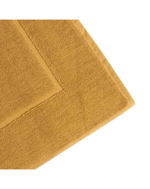 Tapis de bain en coton Luxe jaune - 40x60 cm