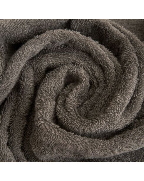 Set de 4 paños Elisa de algodón gris - 30x30 cm