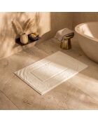 Tappeto da bagno Luxe in cotone avorio - 40x60 cm