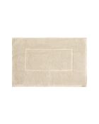 Tappeto da bagno in cotone beige Luxe - 40x60 cm