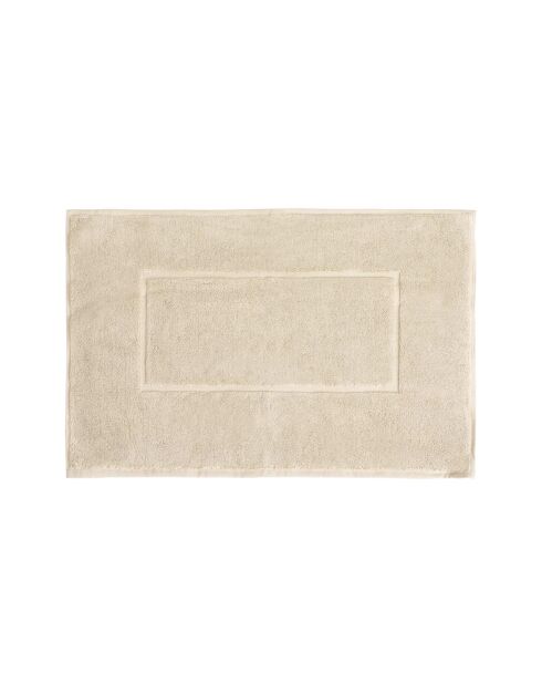 Tappeto da bagno in cotone beige Luxe - 40x60 cm