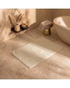 Tappeto da bagno in cotone beige Luxe - 40x60 cm