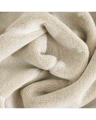 Tappeto da bagno in cotone beige Luxe - 40x60 cm